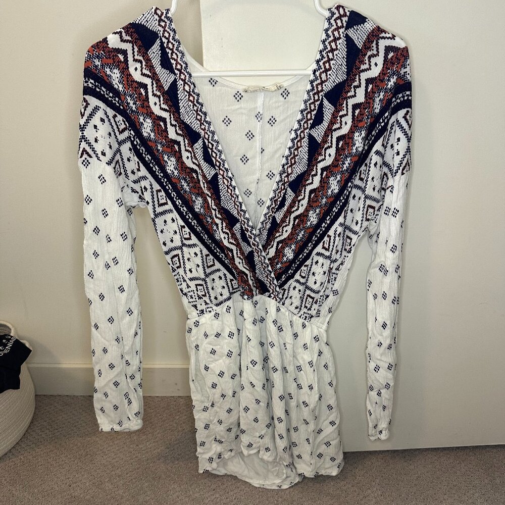 Chloe & Katie White Summer Romper